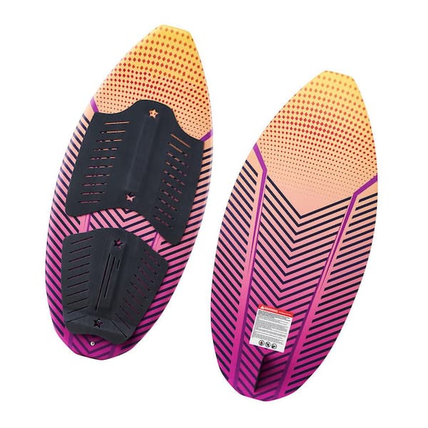 45 in. Wakesurf Board for Youth (up to 110 lbs. ) with EPS Foam Core, EVA Non-Slip Pad & UV-Resistant Surface