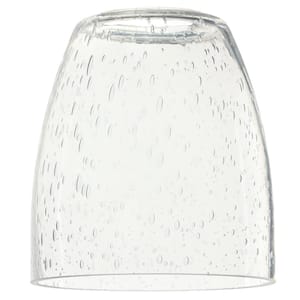 4-3/4 in. Clear Seeded Glass Shade with 2-1/4 in. Fitter and 4-5/16 in. Width