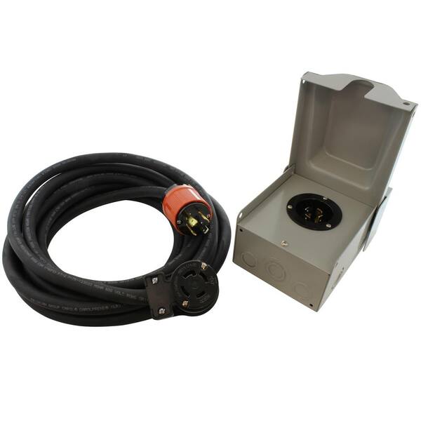 AC WORKS Generator Emergency Power Kit with 50 ft. Cord and L1430