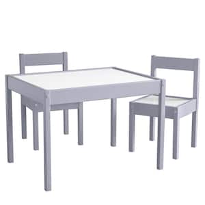 Wylie Gray 3-Piece Kiddy Table Chair Set