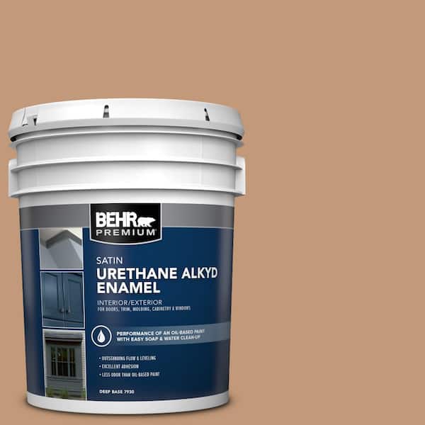 BEHR PREMIUM 5 gal. Home Decorators Collection #HDC-AC-02 Copper Moon Urethane Alkyd Satin Enamel Interior/Exterior Paint