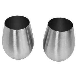 Stemless Stainless Wine Glass (2-Pack)