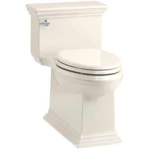 Memoirs Stately 1-piece 1.28 GPF Single Flush Elongated Toilet in Biscuit, Seat Included