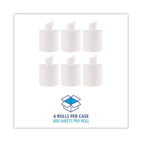 6 ROLLS PER CASE 10'' X 800'' WHITE - Short and Simple Supplies