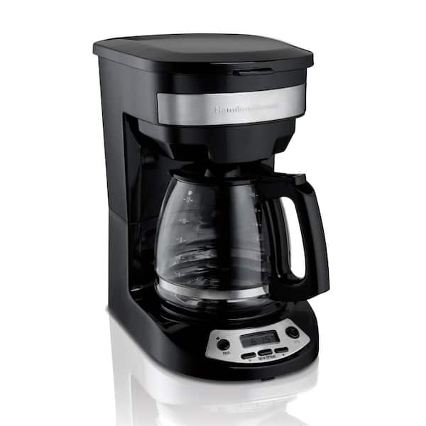Hamilton Beach 12 Cup Black and Stainless Steel Programmable Coffee Maker