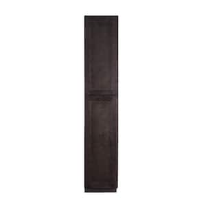 Lancaster Shaker Assembled 18 in. x 84 in. x 27 in. Tall Pantry with 2-Doors in Vintage Charcoal