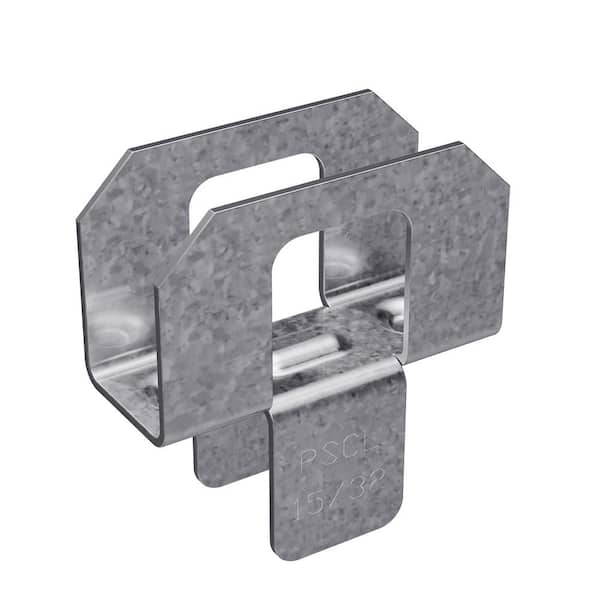 Simpson Strong-Tie PSCL 15/32 in. 20-Gauge Galvanized Panel Sheathing Clip (50-Qty)