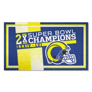 Officially Licensed NFL Super Bowl LVI Champs Chrome Frame - Rams