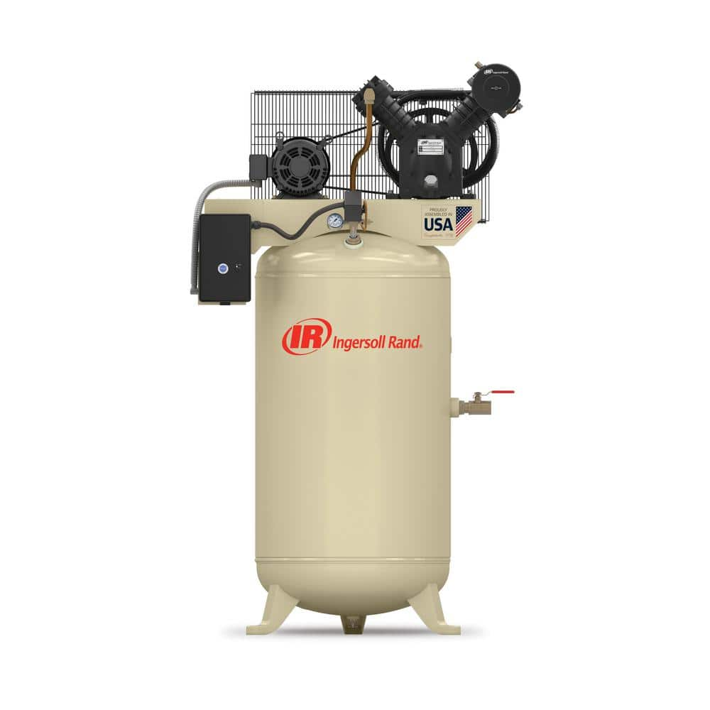 Type 30 Reciprocating 80 Gal. 7.5 HP Electric 460-Volt 3 Phase Air Compressor -  Ingersoll Rand, 45465440