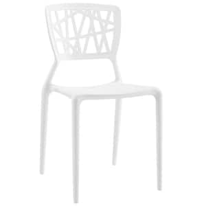 Astro White Dining Side Chair