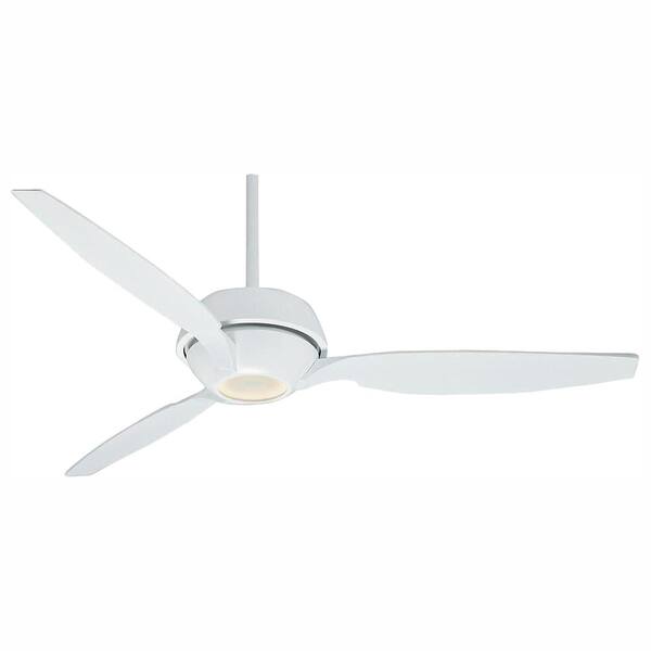 Casablanca Riello 60 in. Integrated LED Indoor Snow White Ceiling Fan with Universal Wall Control