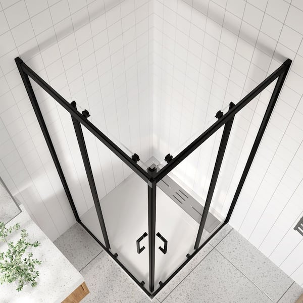 ACE DECOR Corner Shower Enclosure 36 in.D x 36 in.W x 72 in. H