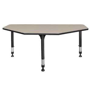 Royalty 60 in. Maple 2-Student Desk