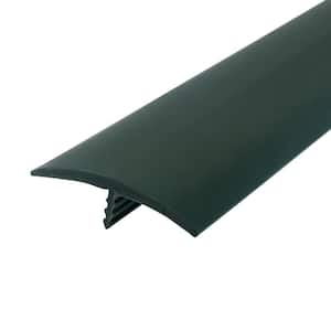 1-1/2 in. Green Flexible Polyethylene Center Barb Hobbyist Pack Bumper Tee Moulding Edging 12 ft. long Coil