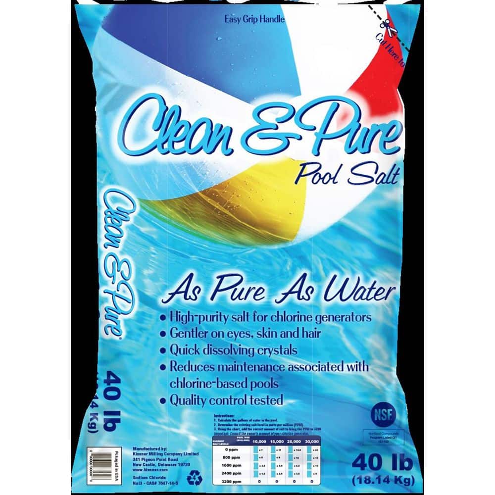 40 lb. Clean and Pure Pool Salt