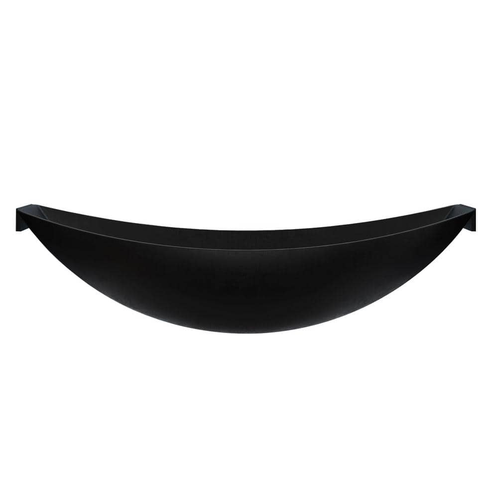 79 in. Acrylic Suspended Flatbottom Wall Mounted Bathtub in Matte Black price history on PriceWatchPro