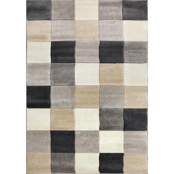 Dynamic Rugs Stella 5 ft. 3 in. X 7 ft. Multi Geometric Indoor/Outdoor ...