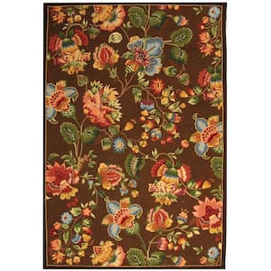 Chelsea Brown 8 ft. x 10 ft. Border Area Rug