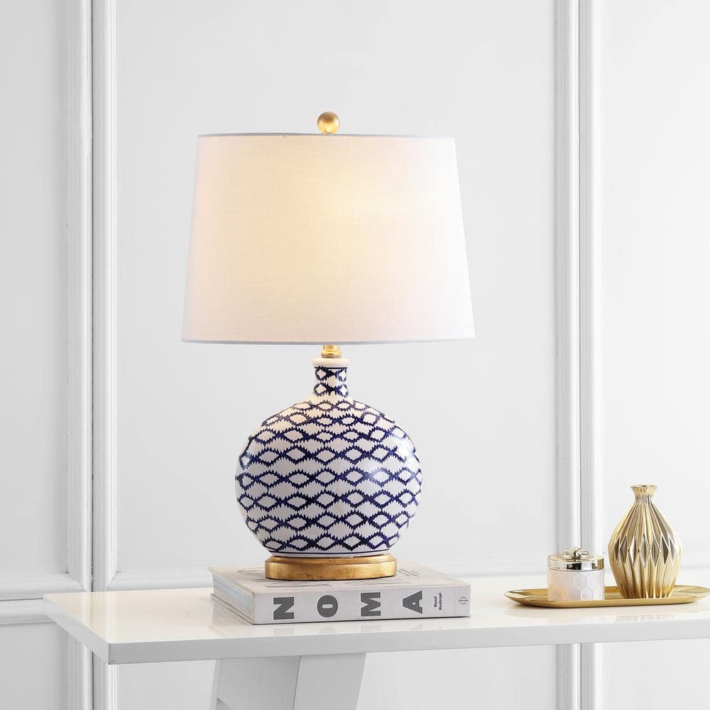 Eva Yellow Double Gourd Glass Table Lamp