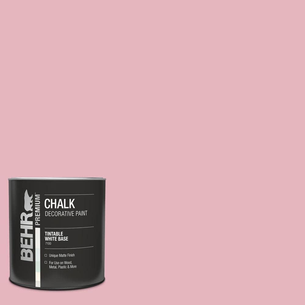 BEHR 1 qt. #M140-3 Premium Pink Interior Chalk Finish Paint 710004 - The  Home Depot