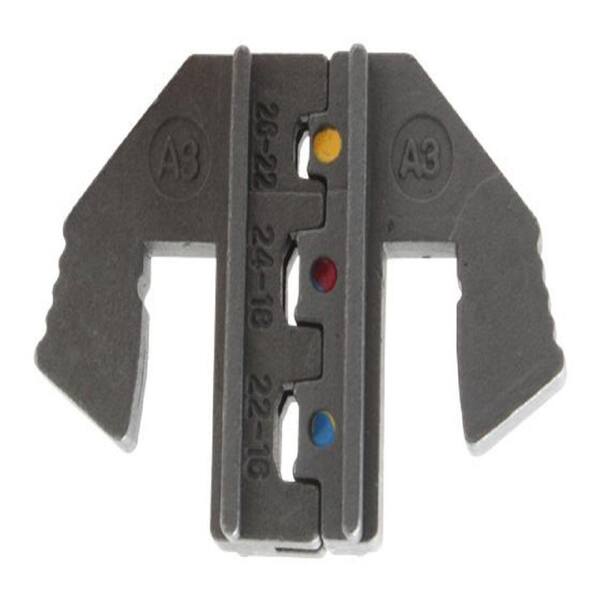 Aven Crimping Die A3 for Miniature Insulated Terminals 26-22/24-18/22-16 AWG