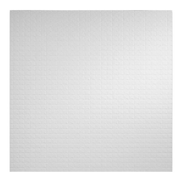 GENESIS 23.75in. x 23.75in. Classic Pro Lay In Vinyl White Ceiling Tile (Case of 12)