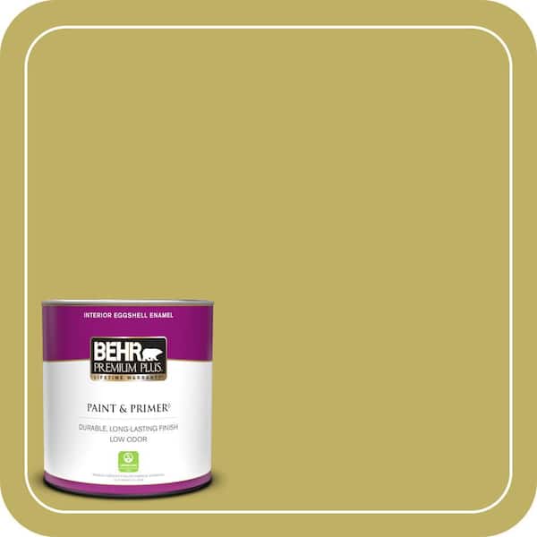 BEHR PREMIUM PLUS 1 qt. #PPU9-06 Riesling Grape Eggshell Enamel Low Odor Interior Paint & Primer