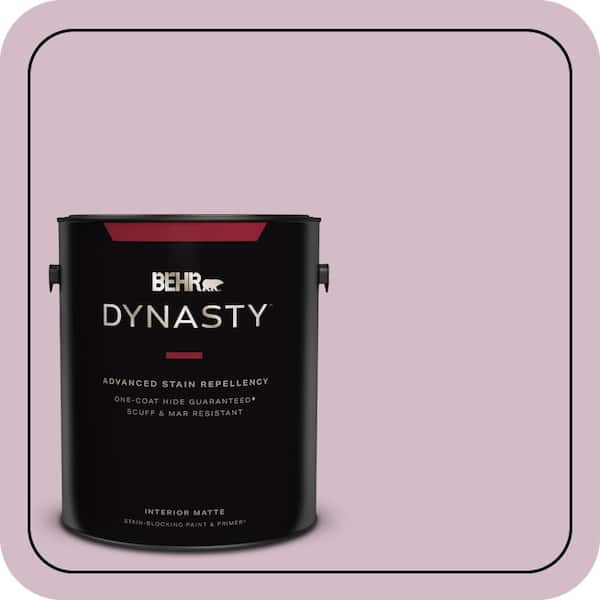 1 gal. #T12-16 Queens Tart Matte Interior Stain-Blocking Paint & Primer