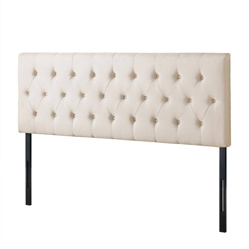 Zinus Trina Taupe Full Upholstered Headboard MCHD-T-F - The Home Depot