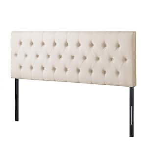Trina Taupe Queen Upholstered Headboard