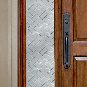 12 in. x 78 in. Frosted Tiles Privacy Control Sidelight Window Film
