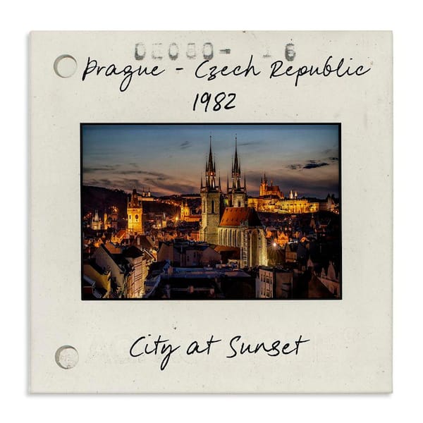 Stupell Industries Prague Travel Cityscape by Danita Delimont Unframed Architecture Graphic Art Print 24 in. x 4 in.
