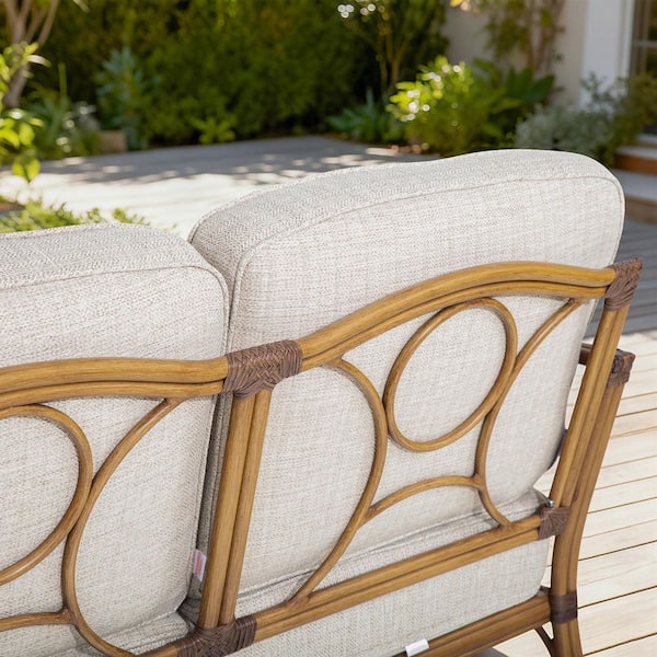 ULAX FURNITURE Arcadia 5-Piece Aluminum Outdoor Conversation Set