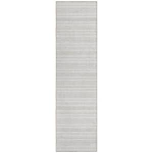 Chantille ACN531 Ivory 2 ft. 3 in. x 7 ft. 6 in. Machine Washable Indoor/Outdoor Geometric Runner Rug