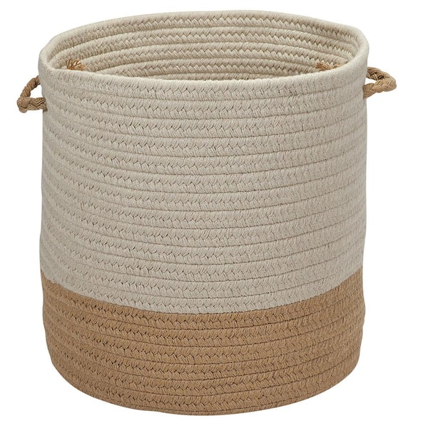 Colonial Mills 10 in. x 10 in. x 7 in. Wheat Sunbrella Khamsin