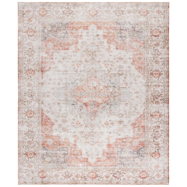 Arizona 8 ft. x 10 ft. Beige/Rust Oriental Area Rug