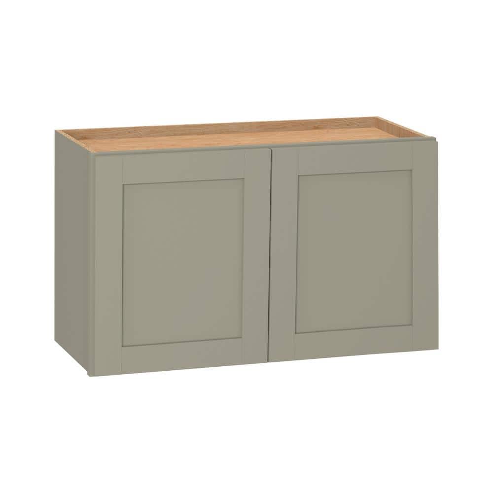 Westfield Dusk Gray Shaker Stock Assembled Wall Kitchen Cabinet (30 in. W x 12 in. D x 18 in. H) price history on PriceWatchPro