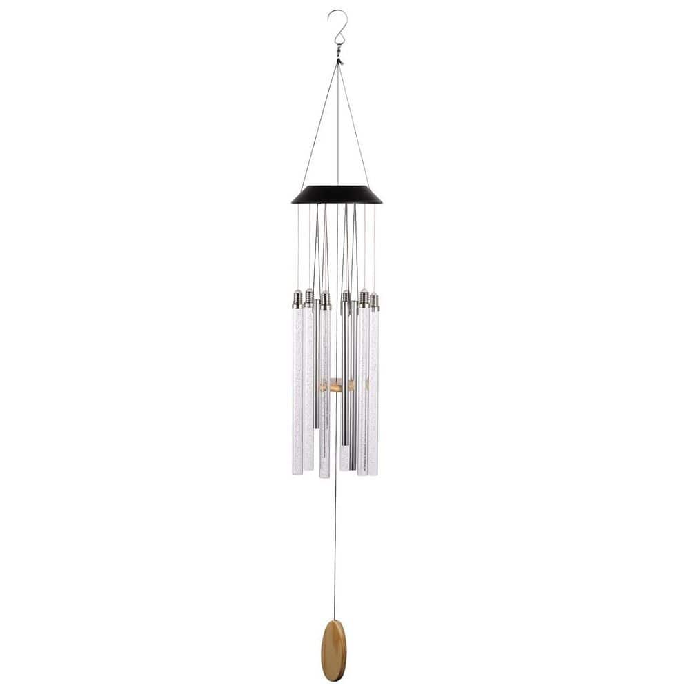 Solar Wind Chimes 6-LED Tubes Color Changing Outdoor Clearance Unique Garden Decor Colorful Patio (37 in. Long) price history on PriceWatchPro