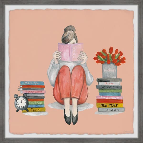 Unbranded "Beginners Guide to Fashion" by Marmont Hill Framed People Art Print 18 in. x 18 in.