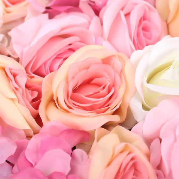 Champagne Blush Pink Artificial Rose Petals | Wedding Decorations