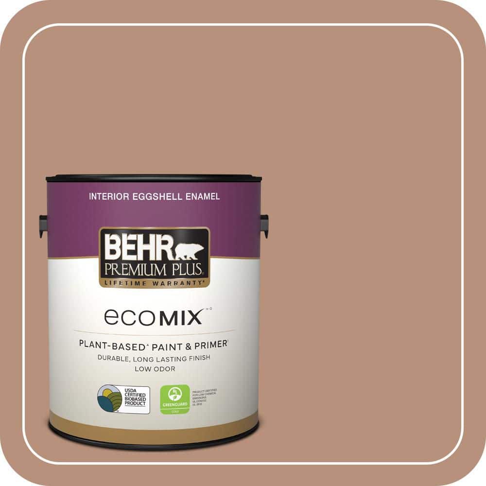 1 gal. #BIC-16 Brandied Pears Eggshell Enamel EcoMix Plant-Based Interior Paint & Primer price history on PriceWatchPro