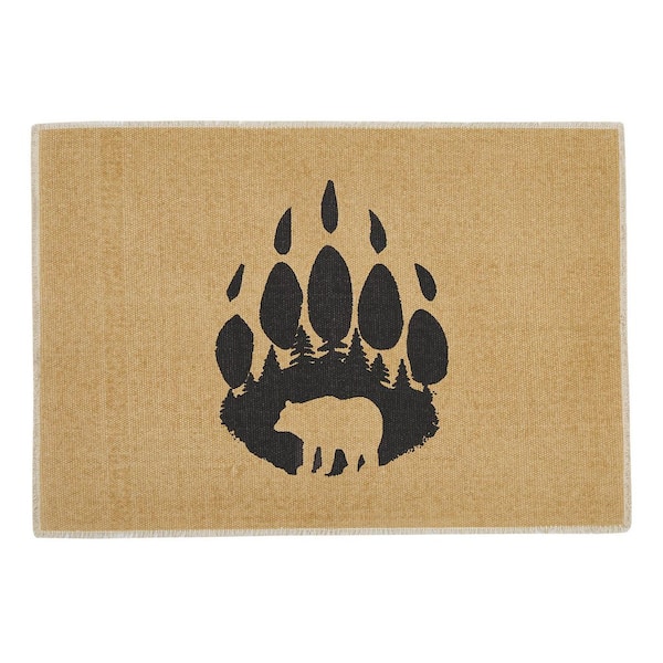 Park Designs Brown Bear Paw 2 ft. x 3 ft. Area Rug