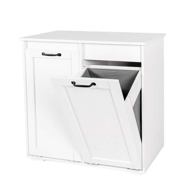 Laundry Cabinet, with 2 Removable Liner Bags