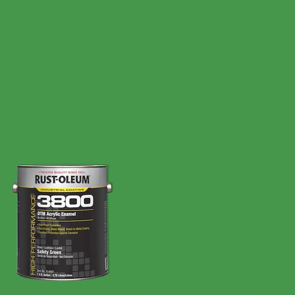POR-15 46501 Top Coat DTM Paint, 1 gal Can, Safety Green, Liquid, 30 to 60  min Curing