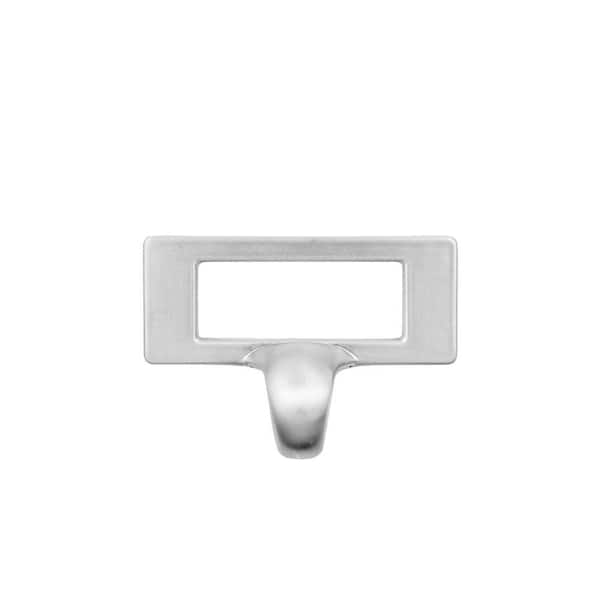 Sumner Street Home Hardware 1-13/16 in. Satin Nickel Small Cardholder with Finger Pull