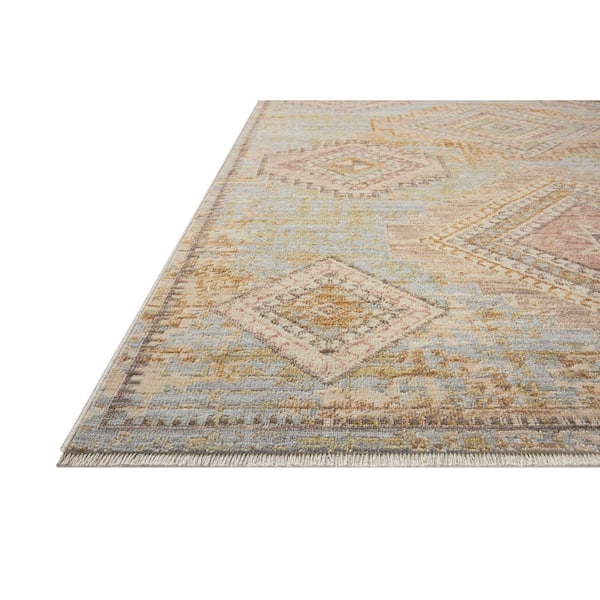 Elora Sky / Multi 7 ft. 10 in. Round Traditional Area Rug