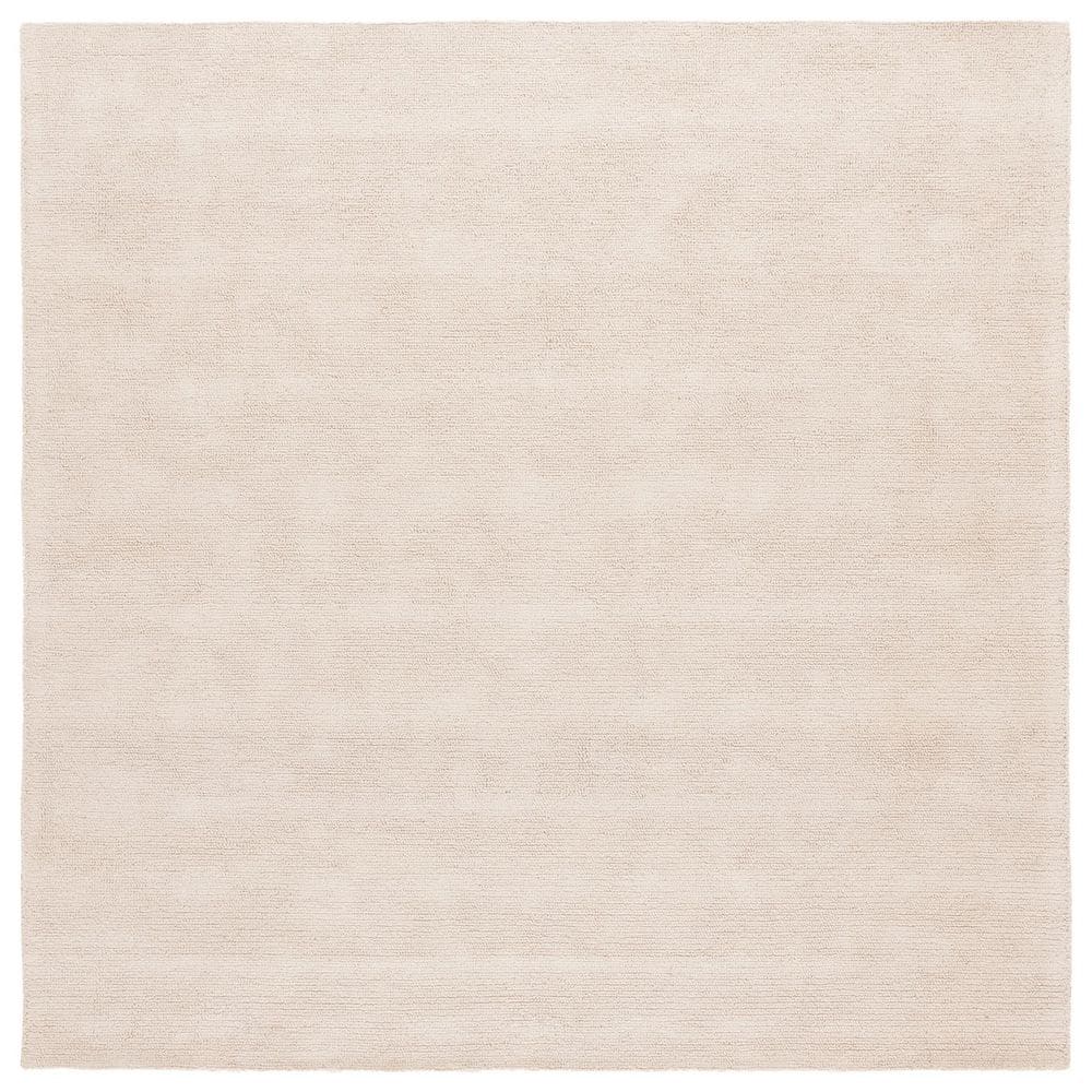 UPC 195058929035 product image for Natural Fiber 6 ft. x 6 ft. Ivory Modern Solid Square Area Rug | upcitemdb.com