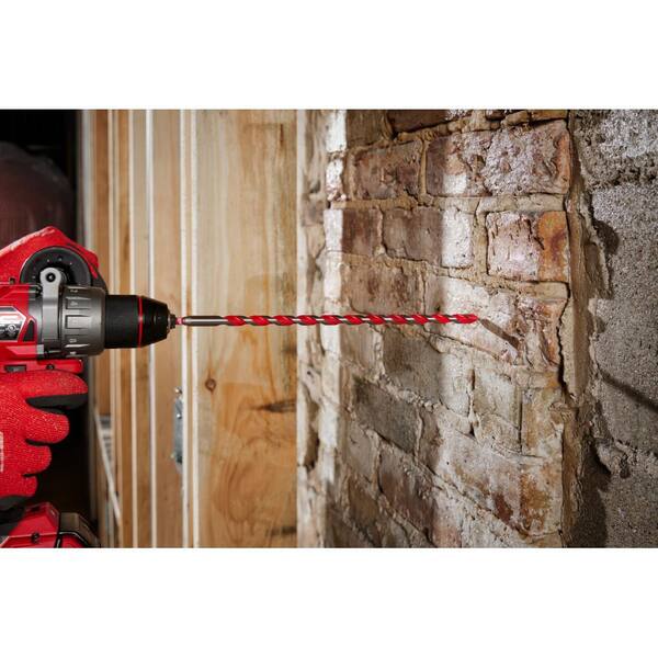 Milwaukee - 1/2 in. x 10 in. x 12 in. Carbide Hammer Drill Bit