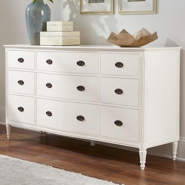 Home Decorators Collection Ashdale 9-Drawer Ivory Dresser