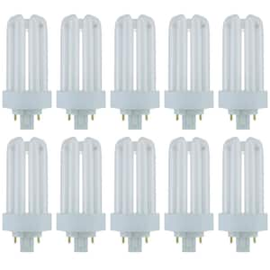 80-Watt Equivalent PL-T GX24q2 4-Pin Base CFL Plug In Light Bulb in Soft White 2700K (10-Pack)